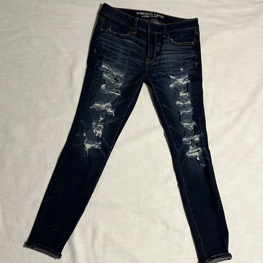 American eagle distressed skinny Jean